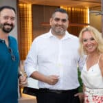 Chiara Soldati presenting the prestigious wines of La Scolca during an exclusive Gastronomic Dinner at Amathus Hotel Limassol, hosted by La Maison du Vin.